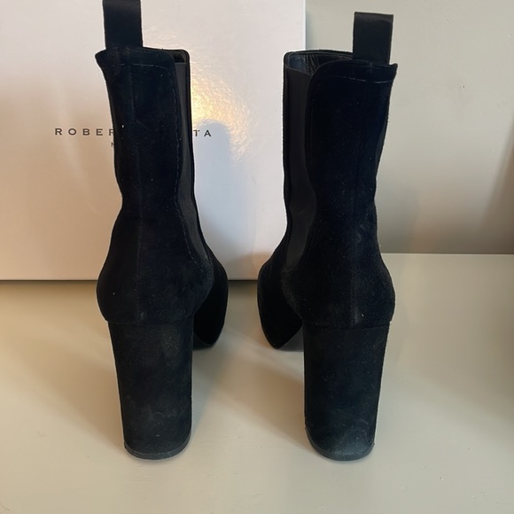 Roberto Festa Black Suede Boots - Picture 4 of 5